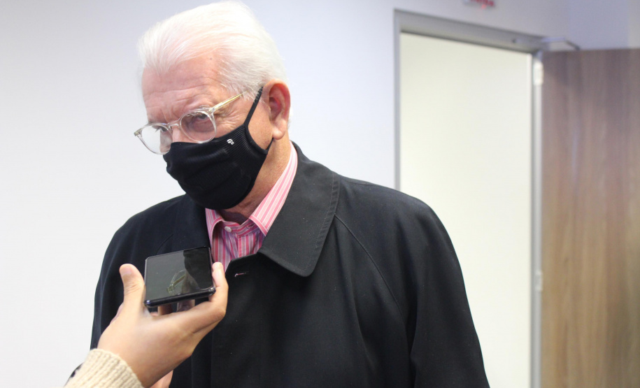 A Secretaria da Segurança Pública do Paraná e a Prefeitura de Guaratuba, litoral do paranaense, vão compartilhar informações gerais e de segurança, conforme o Termo de Cooperação Técnica da Secretaria da Segurança Pública do Paraná (SESP) assinado nesta sexta-feira (16/07). Na foto, o deputado Nelson Justus - Curitiba, 16/07/2021 - Foto: SESP