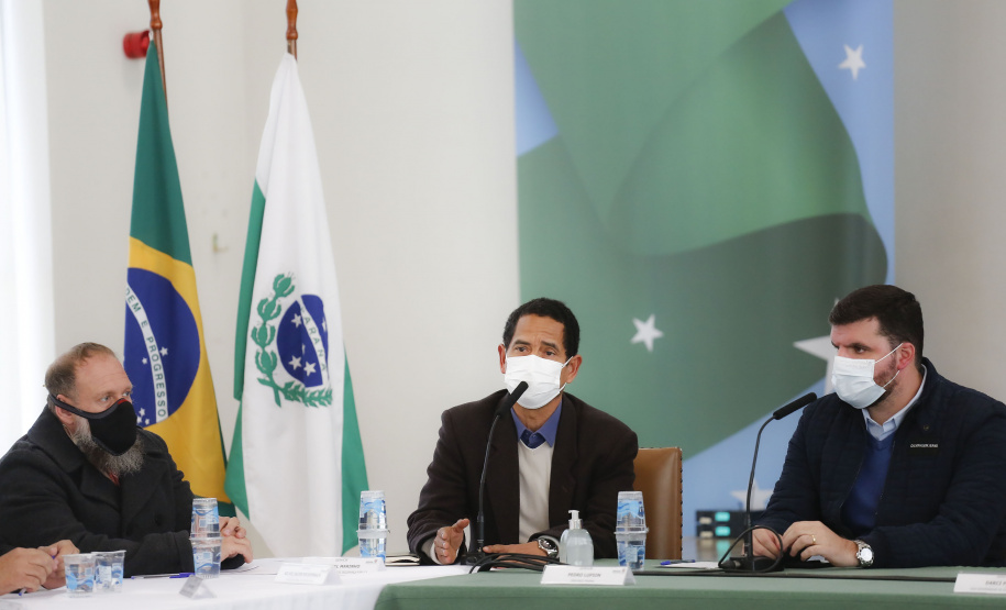 Governador Carlos Massa Ratinho Junior, durante solenidade assinatura de ordem serviços para construção da Cadeia Pública e pavimentação de estradas rurais em Arapongas - Curitiba, 19/07/2021 - Foto: Jonathan Campos/AEN