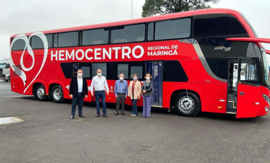 Veículo foi adaptado por uma empresa especializada para proporcionar qualidade no atendimento aos doadores -  Maringá, 19/07/2021  -  Foto: UEM