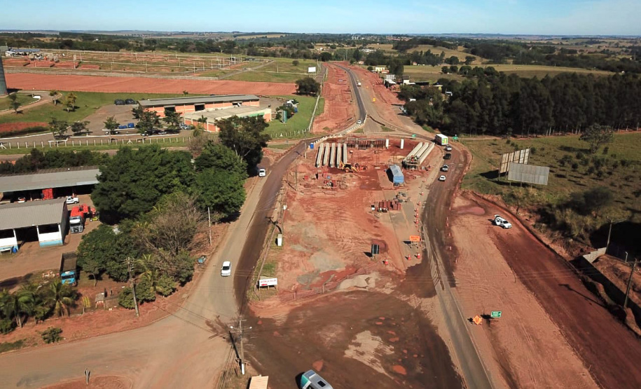 Obras do Trevo Gauchão e duplicação da PR-323, em Umuarama - Umuarama, 19/07/2021 - Foto: Alessandro Vieira/AEN