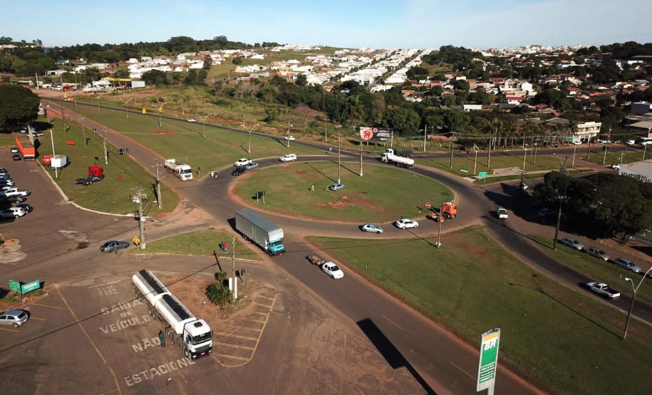 Obras do Trevo Gauchão e duplicação da PR-323, em Umuarama - Umuarama, 19/07/2021 - Foto: Alessandro Vieira/AEN