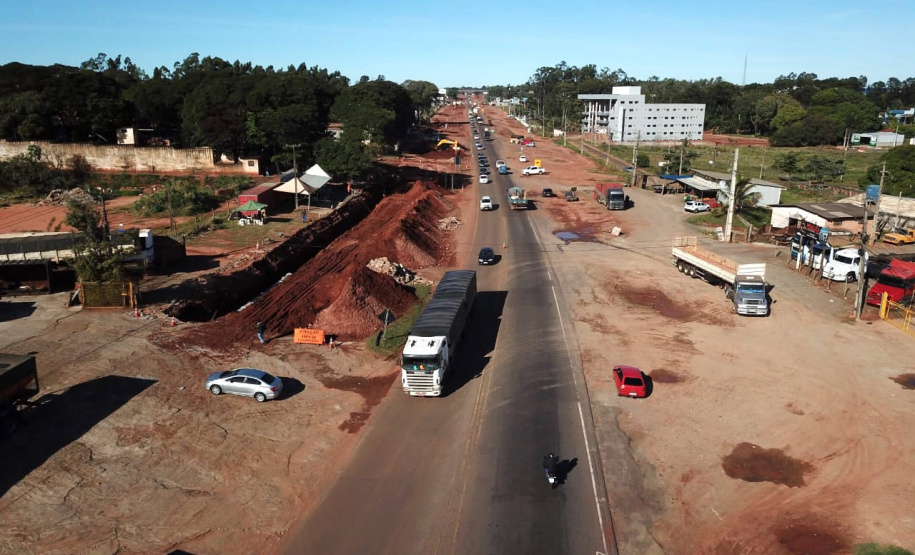 Obras do Trevo Gauchão e duplicação da PR-323, em Umuarama - Umuarama, 19/07/2021 - Foto: Alessandro Vieira/AEN