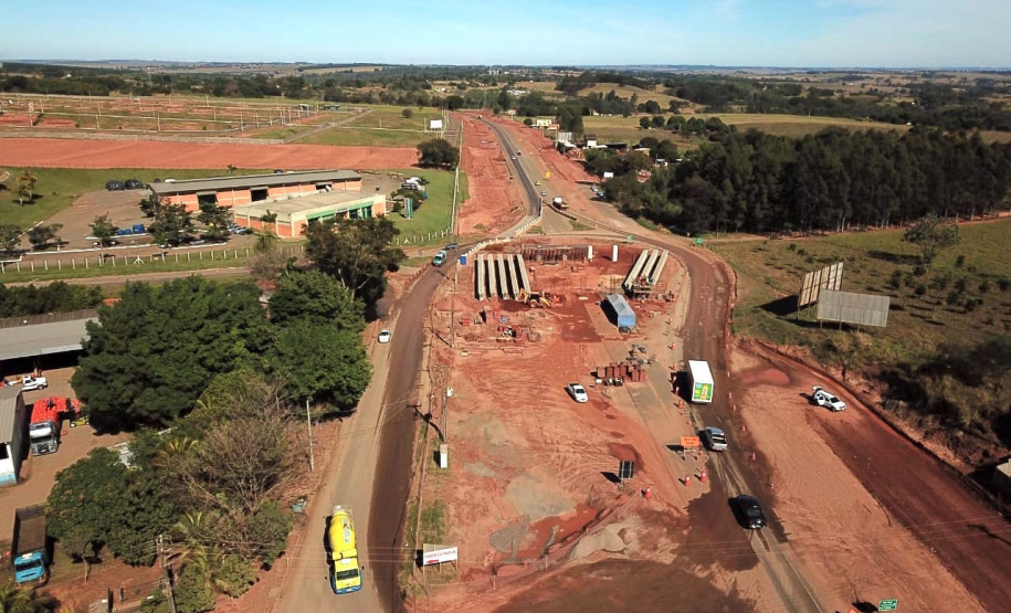 Obras do Trevo Gauchão e duplicação da PR-323, em Umuarama - Umuarama, 19/07/2021 - Foto: Alessandro Vieira/AEN