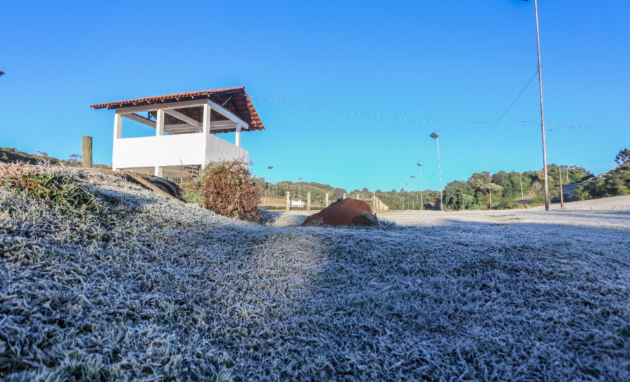 Paraná tem 16 cidades com temperaturas negativas; General Carneiro registrou -7,8ºC  Foto: Valdelino Pontes/AEN