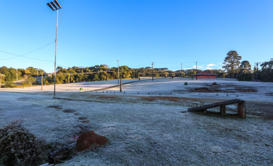 Paraná tem 16 cidades com temperaturas negativas; General Carneiro registrou -7,8ºC  Foto: Valdelino Pontes/AEN