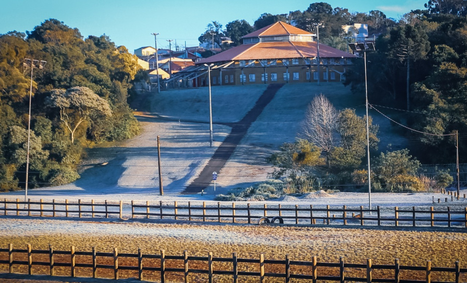 Paraná tem 16 cidades com temperaturas negativas; General Carneiro registrou -7,8ºC  Foto: Valdelino Pontes/AEN