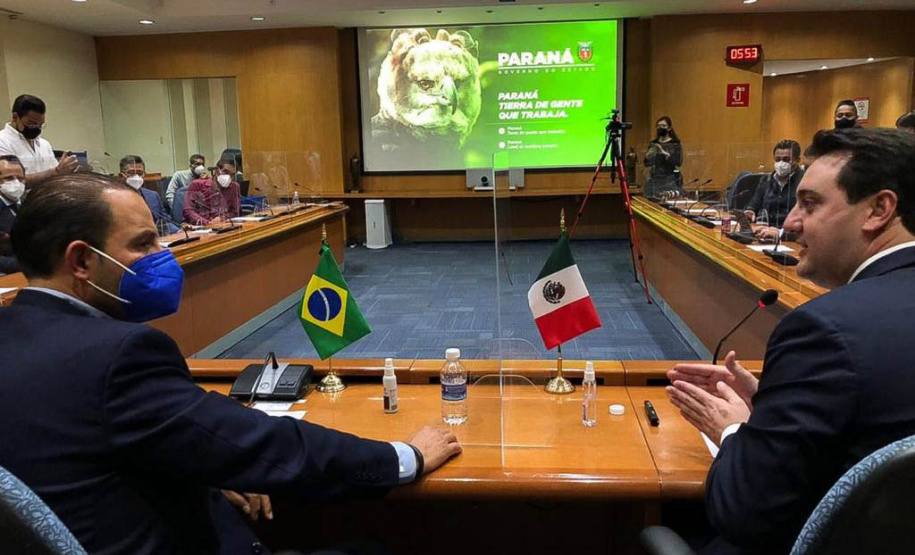 Governador Ratinho Junior cumpre agenda no México para atrair novos investimentos
Foto: AEN
