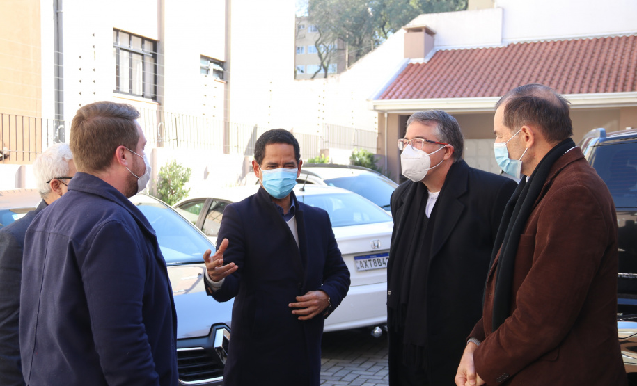 Comitiva da Segurança Pública de São Paulo visita SESP Paraná e reforça parcerias na área. Foto: SESP