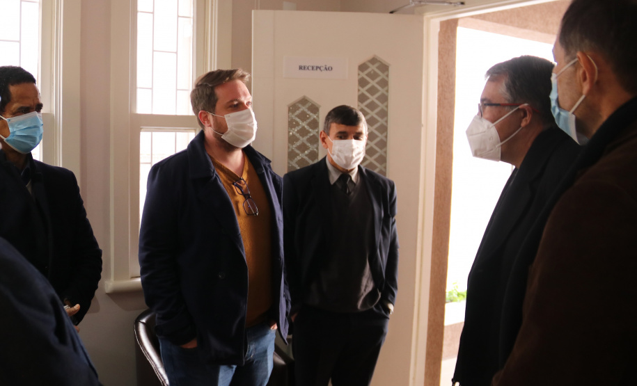 Comitiva da Segurança Pública de São Paulo visita SESP Paraná e reforça parcerias na área. Foto: SESP