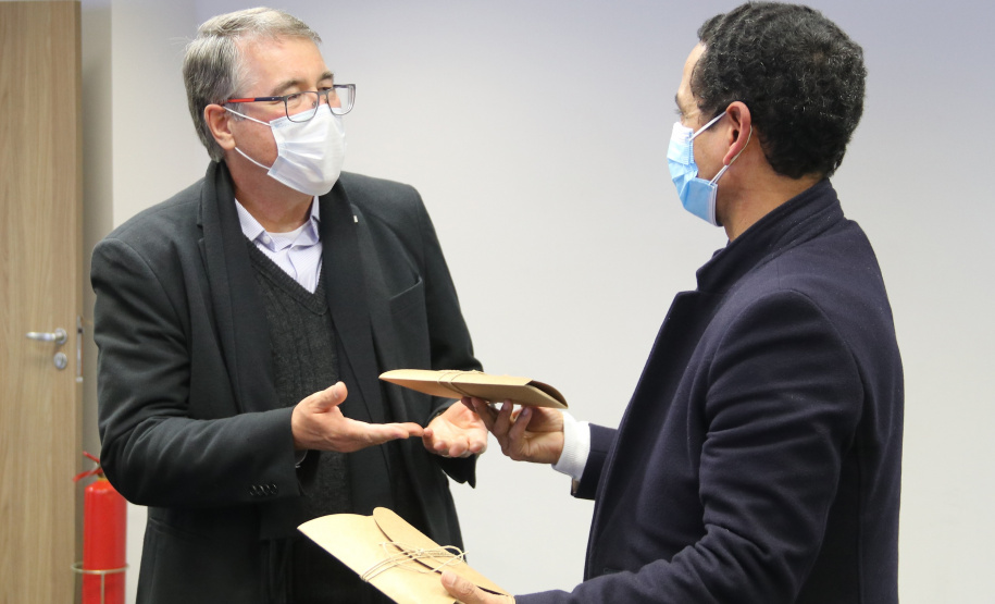 Comitiva da Segurança Pública de São Paulo visita SESP Paraná e reforça parcerias na área. Foto: SESP