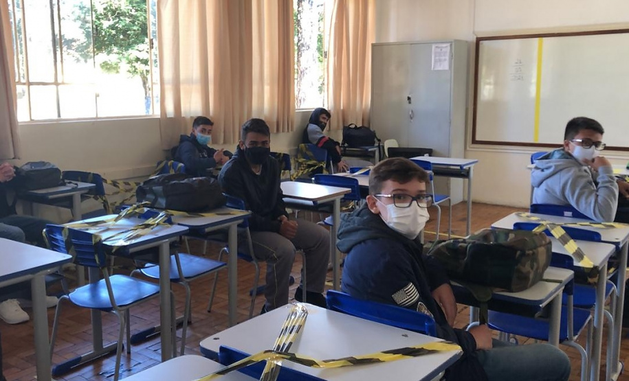 Mais de 500 escolas estaduais retomam aulas presenciais nesta quarta-feiraFoto: SEED