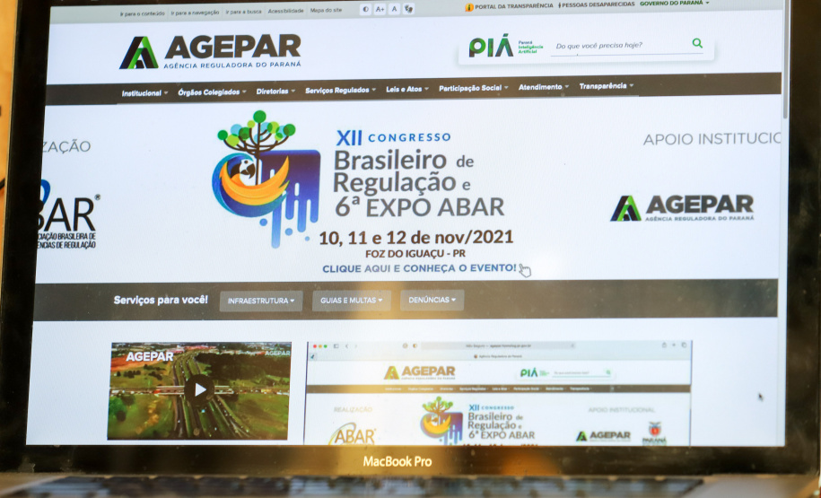 Novo site da Agepar amplia transparência aos usuários de serviços públicos
Foto: Geraldo Bubniak/AEN
