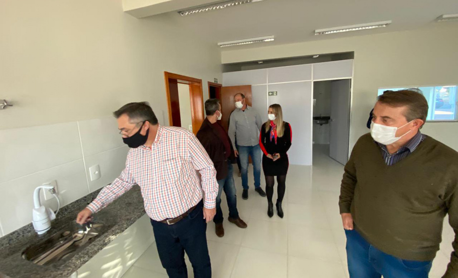 O secretário estadual da Saúde, Beto Preto, visitou as novas instalações da Unidade de Coleta e Transfusão (UCT) de Toledo, vinculada ao Hemepar.  Toledo, 21/07/2021  -  Foto: Gustavo Marçal/SESA