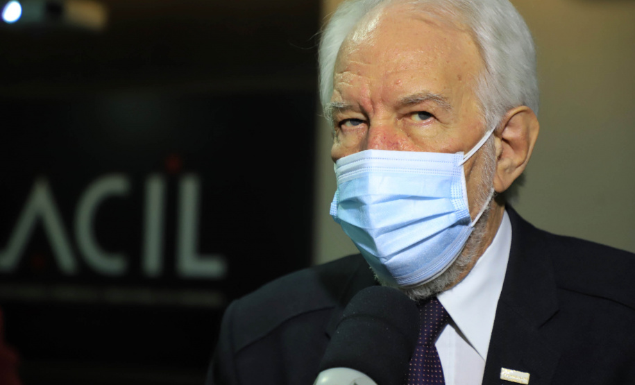 Governador em exercício, Darci Piana,  participa da abertura do 1º Congresso Internacional da Associação Brasileira da Seda (Abraseda), em Londrina  -  Londrina, 22/07/2021  -  Foto: José Fernando Ogura/AEN