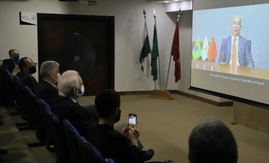 Governador em exercício, Darci Piana,  participa da abertura do 1º Congresso Internacional da Associação Brasileira da Seda (Abraseda), em Londrina  -  Londrina, 22/07/2021  -  Foto: José Fernando Ogura/AEN
