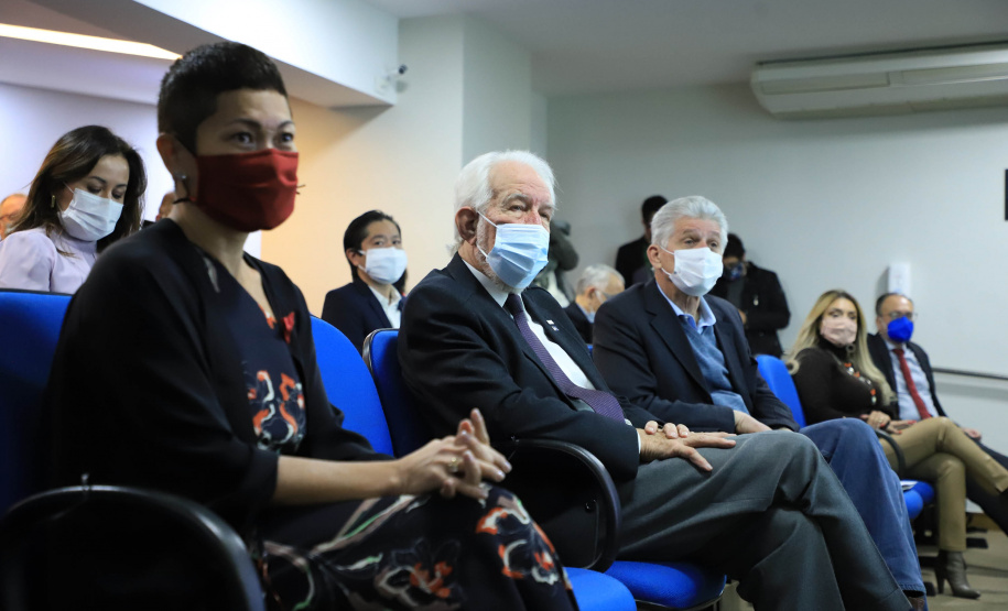 Governador em exercício, Darci Piana,  participa da abertura do 1º Congresso Internacional da Associação Brasileira da Seda (Abraseda), em Londrina  -  Londrina, 22/07/2021  -  Foto: José Fernando Ogura/AEN