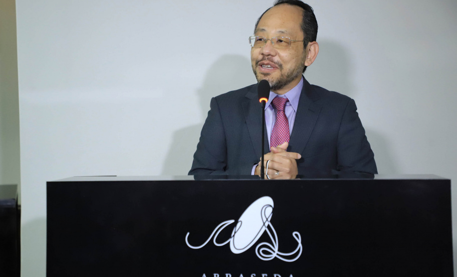 Governador em exercício, Darci Piana,  participa da abertura do 1º Congresso Internacional da Associação Brasileira da Seda (Abraseda), em Londrina  -  Londrina, 22/07/2021  -  Foto: José Fernando Ogura/AEN