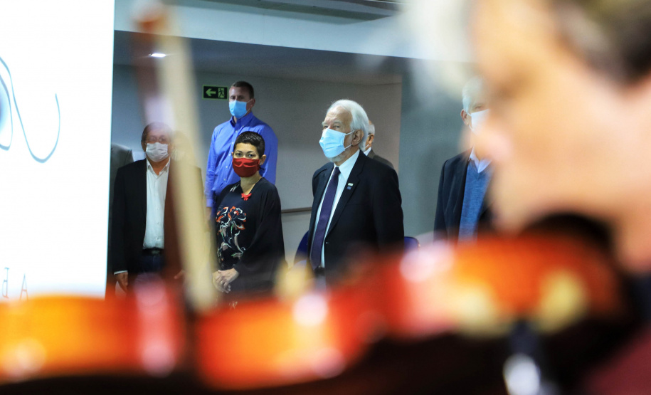 Governador em exercício, Darci Piana,  participa da abertura do 1º Congresso Internacional da Associação Brasileira da Seda (Abraseda), em Londrina  -  Londrina, 22/07/2021  -  Foto: José Fernando Ogura/AEN