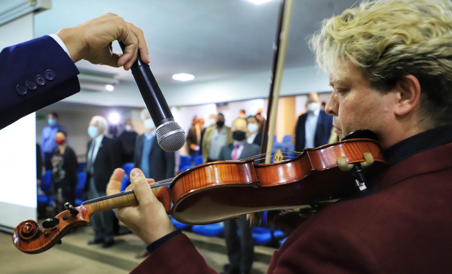 Governador em exercício, Darci Piana,  participa da abertura do 1º Congresso Internacional da Associação Brasileira da Seda (Abraseda), em Londrina  -  Londrina, 22/07/2021  -  Foto: José Fernando Ogura/AEN