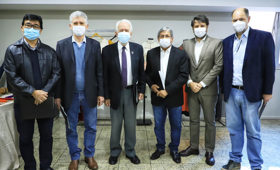 Governador em exercício, Darci Piana,  participa da abertura do 1º Congresso Internacional da Associação Brasileira da Seda (Abraseda), em Londrina  -  Londrina, 22/07/2021  -  Foto: José Fernando Ogura/AEN