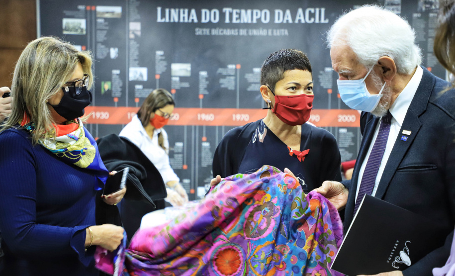 Governador em exercício, Darci Piana,  participa da abertura do 1º Congresso Internacional da Associação Brasileira da Seda (Abraseda), em Londrina  -  Londrina, 22/07/2021  -  Foto: José Fernando Ogura/AEN