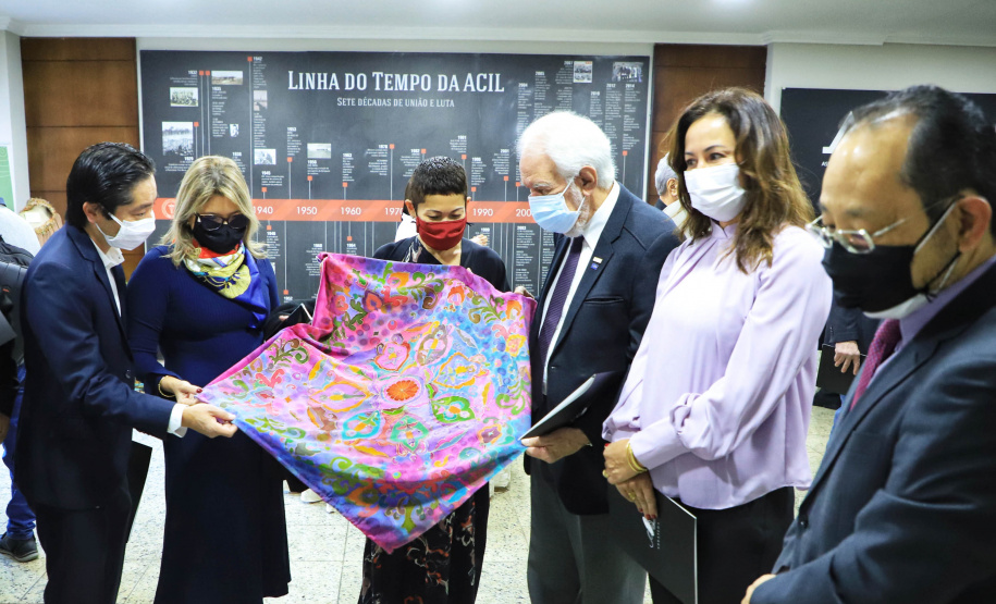 Governador em exercício, Darci Piana,  participa da abertura do 1º Congresso Internacional da Associação Brasileira da Seda (Abraseda), em Londrina  -  Londrina, 22/07/2021  -  Foto: José Fernando Ogura/AEN
