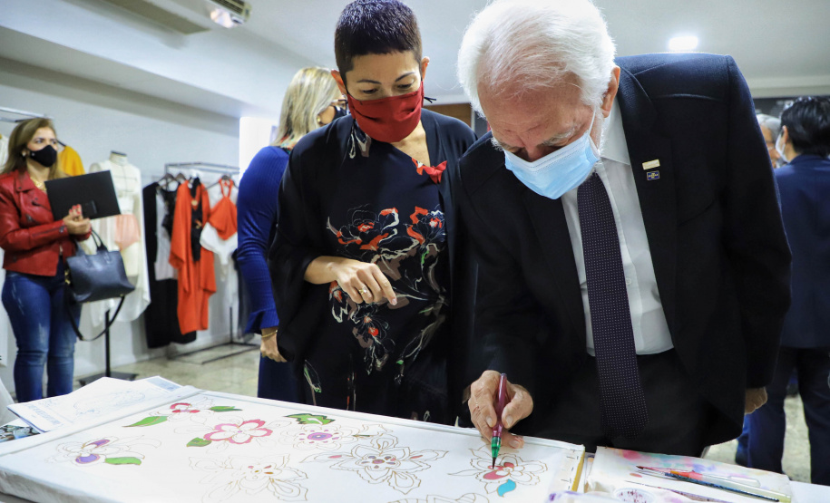 Governador em exercício, Darci Piana,  participa da abertura do 1º Congresso Internacional da Associação Brasileira da Seda (Abraseda), em Londrina  -  Londrina, 22/07/2021  -  Foto: José Fernando Ogura/AEN