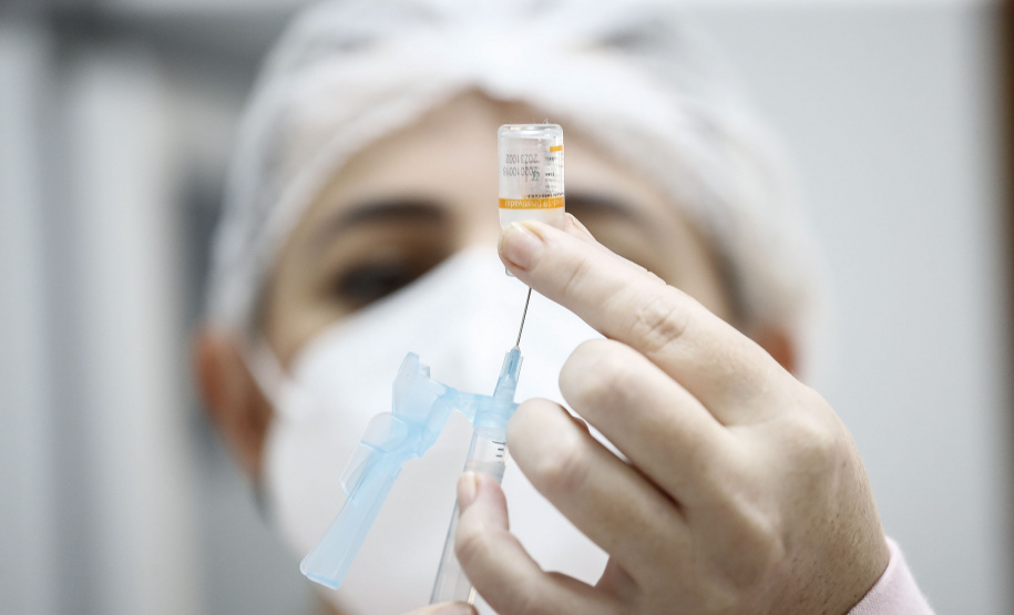 No Paraná, 2,1 milhões de pessoas entre 18 e 59 anos já foram vacinadas contra a Covid-19 Foto: Jonathan Campos /AEN