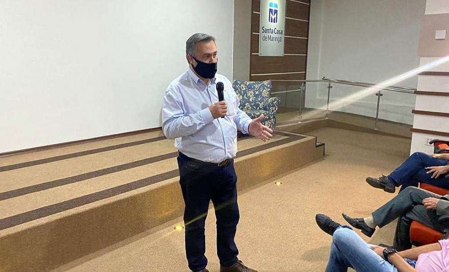 O Governo do Estado está investido R$ 3,2 milhões na construção do Centro Médico SUS da Santa Casa de Maringá. Serão 26 consultórios especializados para atendimento na Região Noroeste. A previsão de entrega é para o primeiro semestre de 2022.Foto: SESA