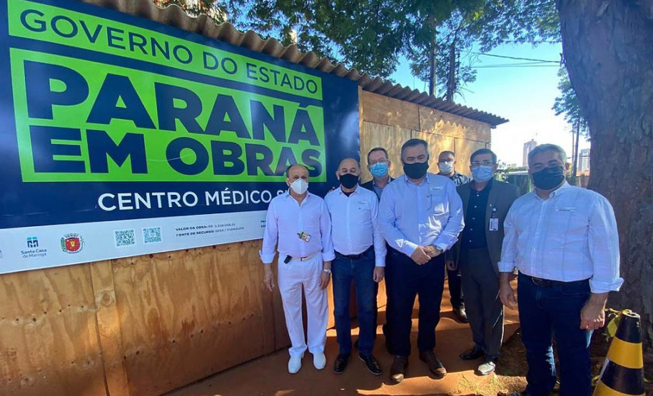 O Governo do Estado está investido R$ 3,2 milhões na construção do Centro Médico SUS da Santa Casa de Maringá. Serão 26 consultórios especializados para atendimento na Região Noroeste. A previsão de entrega é para o primeiro semestre de 2022.Foto: SESA