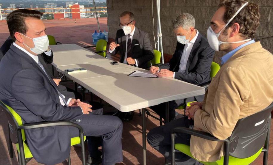 Governador Ratinho Junior cumpre agenda no México para atrair novos investimentos Foto: AEN