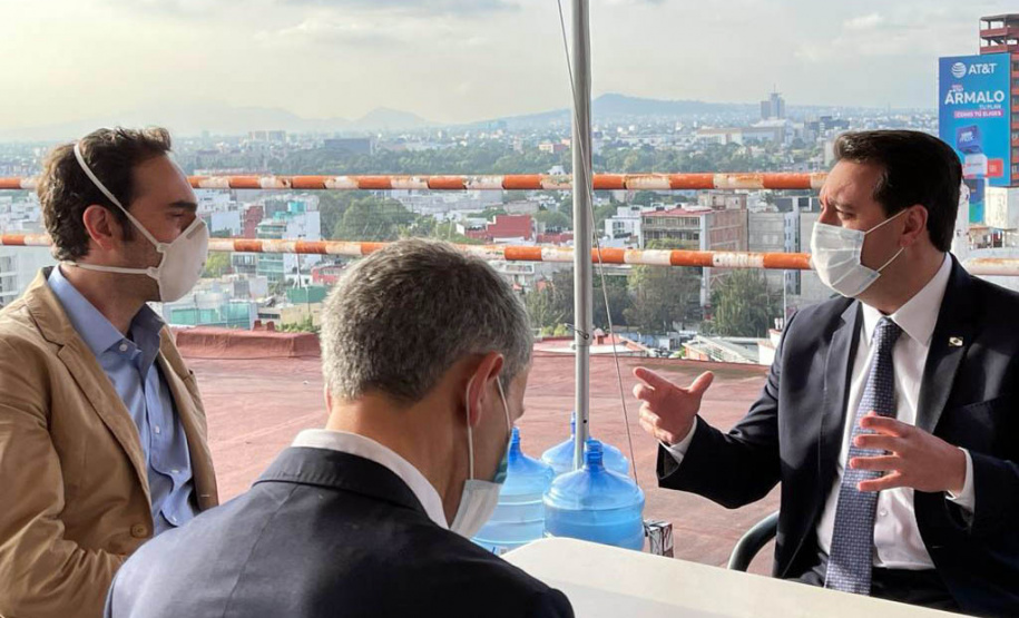 Governador Ratinho Junior cumpre agenda no México para atrair novos investimentos Foto: AEN