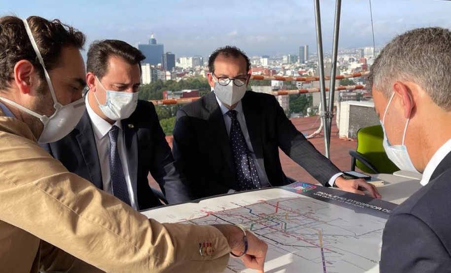 Governador Ratinho Junior cumpre agenda no México para atrair novos investimentos Foto: AEN