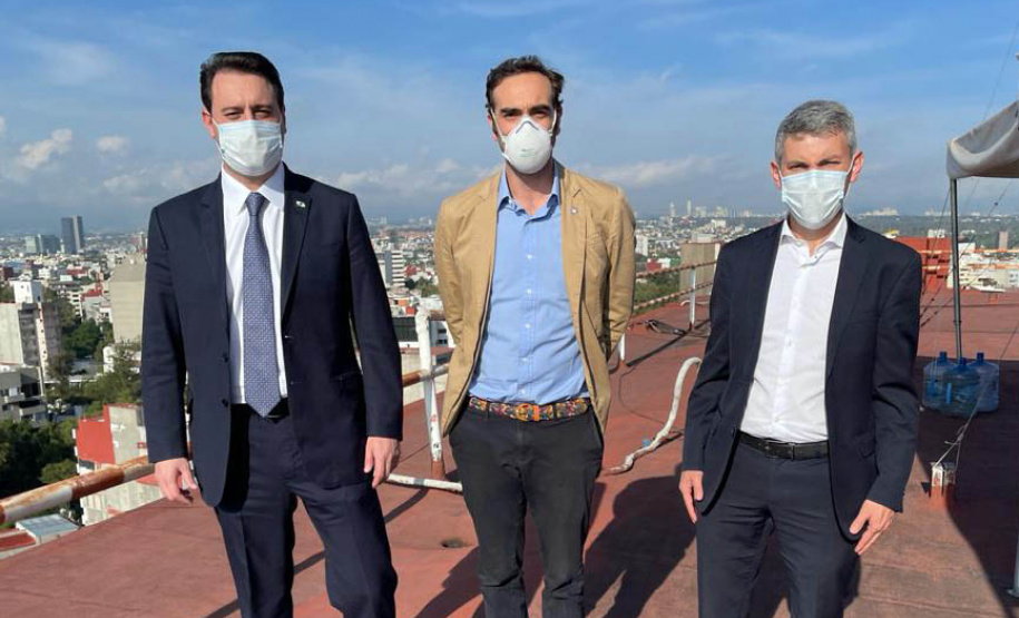 Governador Ratinho Junior cumpre agenda no México para atrair novos investimentos Foto: AEN