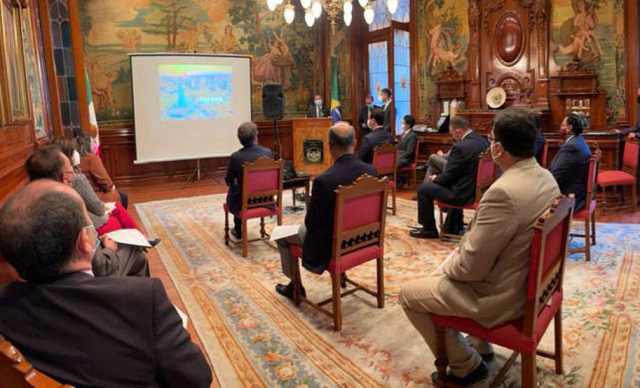 Governador Ratinho Junior cumpre agenda no México para atrair novos investimentos Foto: AEN