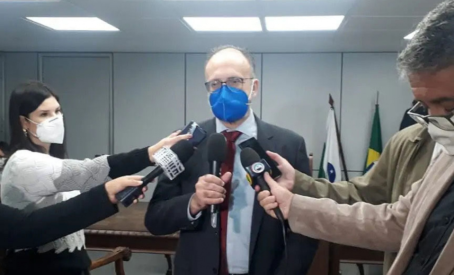 Reitor da UEL, Sérgio Carvalho, ressaltou a importância do conhecimento que gera políticas públicas estruturadas. - Londrina, 22/07/2021 - Foto: Núcleo de Comunicação da Prefeitura Prefeitura de Londrina