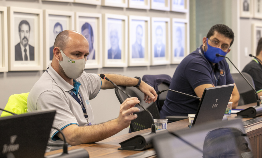 Com a promoção de workshops com prestadores de serviços portuários, equipe da Diretoria de Meio Ambiente da empresa pública visa aperfeiçoar os procedimentos para promover segurança ambiental, saúde e segurança no trabalho. -  Paranaguá, 22/07/2021  -  Foto: Claudio Neves/Portos do Paraná