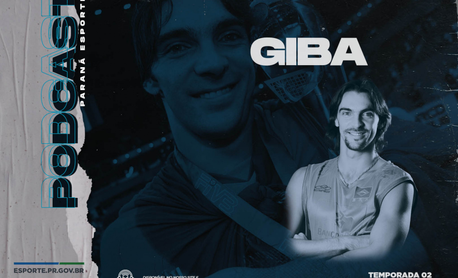 O 11º episódio da 2ª temporada do podcast que trata do Esporte do Paraná traz um papo com Giba. Campeão olímpico, tricampeão mundial e eleito MVP (melhor jogador) em Olimpíada, Copa do Mundo, Campeonato Mundial e Liga Mundial. - Curitiba, 23/07/2021 - Foto: Paraná Esporte