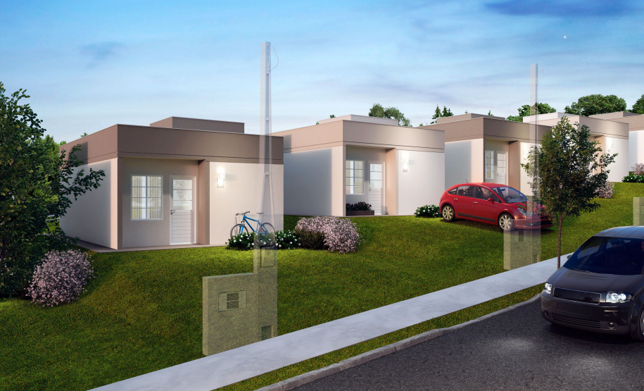 Residencial Bem Viver - Uvaranas  -  Ponta Grossa  - 
Arte: Construtora Pacaembu