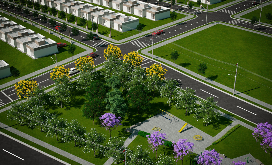 Residencial Bem Viver - Uvaranas  -  Ponta Grossa  - Foto: Imagens do projeto: Construtora Pacaembu