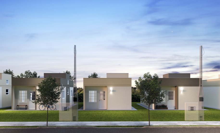 Residencial Bem Viver - Uvaranas  -  Ponta Grossa  - Foto: Imagens do projeto: Construtora Pacaembu