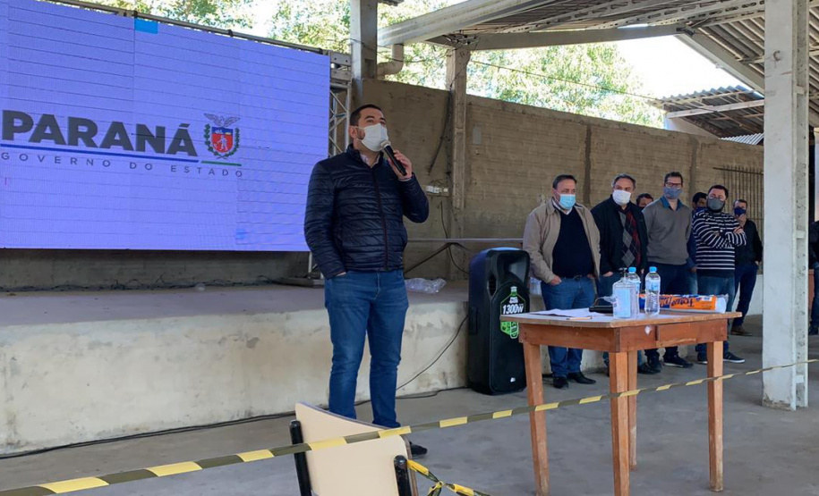 Mais de 450 famílias de comunidades rurais de São João do Triunfo estão com o acesso à água tratada garantido. Uma parceria firmada entre a Companhia de Saneamento do Paraná (Sanepar) e a Prefeitura de São João do Triunfo possibilitou a implantação de sistemas rurais de abastecimento de água nas comunidades de Coxilhão do Meio, Coxilhão Santa Rosa e Vitorianos. - São João do Triunfo, 23/07/2021 - Foto: Sanepar