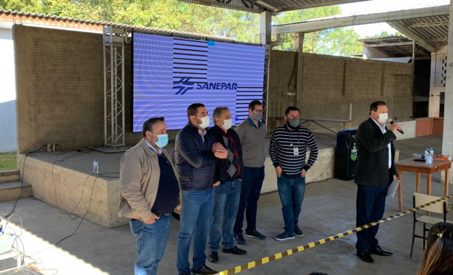 Mais de 450 famílias de comunidades rurais de São João do Triunfo estão com o acesso à água tratada garantido. Uma parceria firmada entre a Companhia de Saneamento do Paraná (Sanepar) e a Prefeitura de São João do Triunfo possibilitou a implantação de sistemas rurais de abastecimento de água nas comunidades de Coxilhão do Meio, Coxilhão Santa Rosa e Vitorianos. - São João do Triunfo, 23/07/2021 - Foto: Sanepar