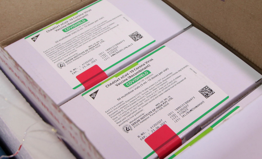 Vacinas Governo do Paraná Recebe doses da Vacina do Covid-19. Foto: Ari Dias/AEN