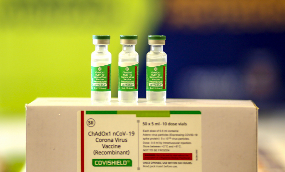 Vacinas da Fiocruz contra a Covid-19 chegam ao Centro de Medicamentos do Paraná
Foto: Gilson Abreu/AEN