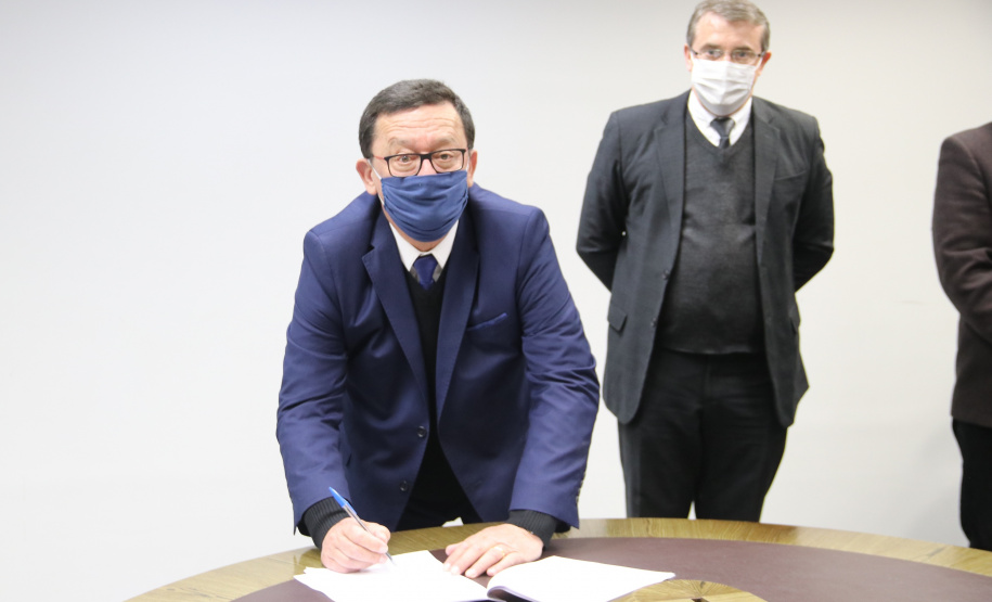 Segurança Pública e prefeituras de Toledo e Irati assinam termo de cooperação para compartilhamento de dados
Foto: SESP PR