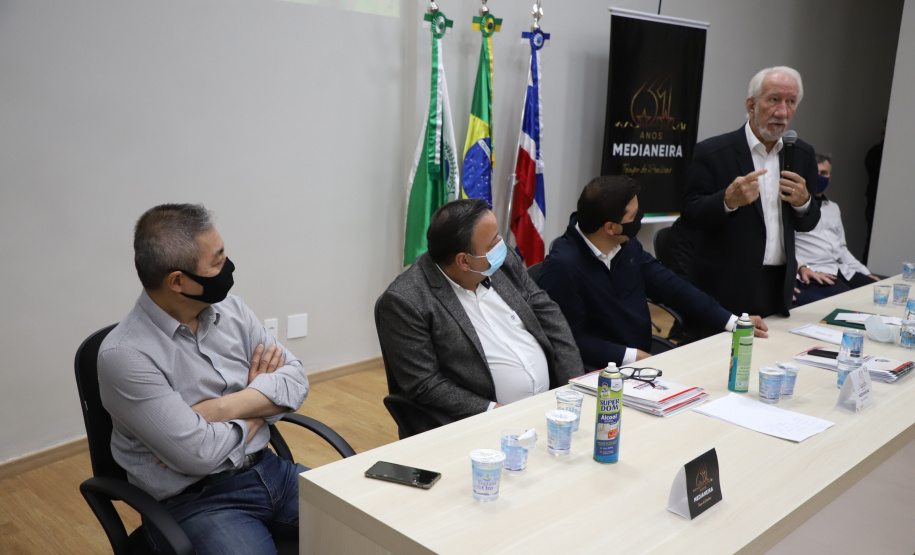 No aniversário de Medianeira, Estado anuncia retomada de obra do Centro de Educação Profissional
Foto: Ari Dias/AEN