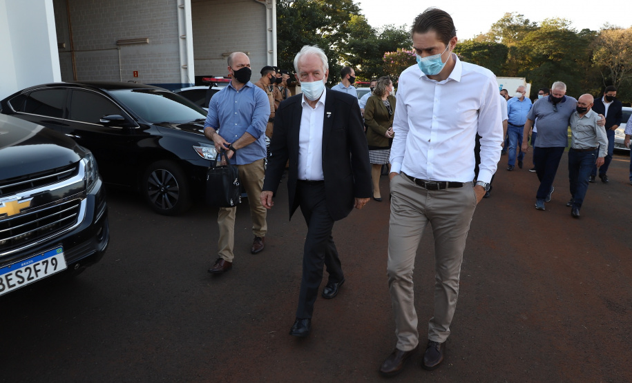 Darci Piana anuncia investimento de R$ 3,8 milhões em obras em Marechal Cândido RondonFoto: Ari Dias/AEN