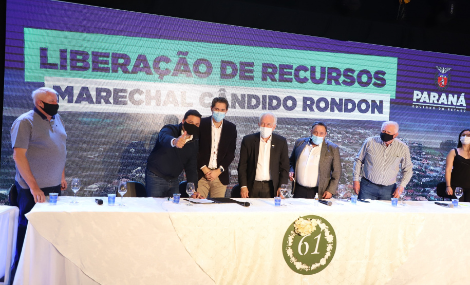 Darci Piana anuncia investimento de R$ 3,8 milhões em obras em Marechal Cândido RondonFoto: Ari Dias/AEN