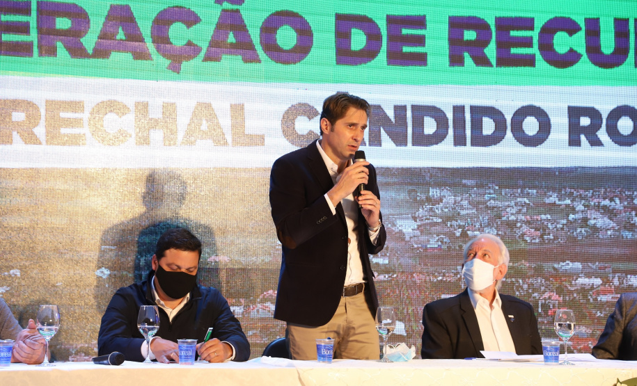 Darci Piana anuncia investimento de R$ 3,8 milhões em obras em Marechal Cândido RondonFoto: Ari Dias/AEN